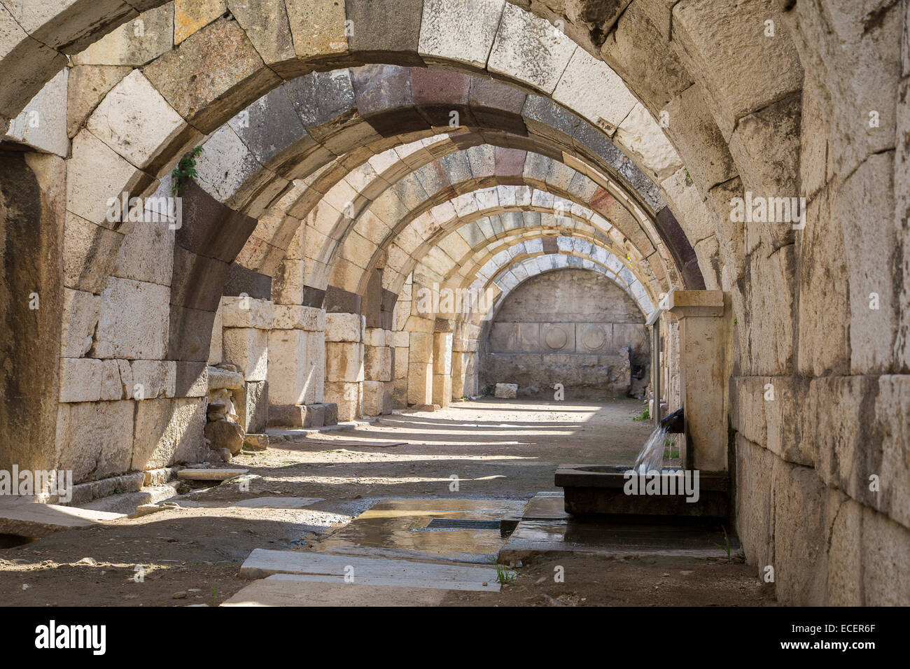 Agora von Smyrna Ruinen vom 4. Jahrhundert v. Chr. Izmir Türkei 2014 Stockfoto