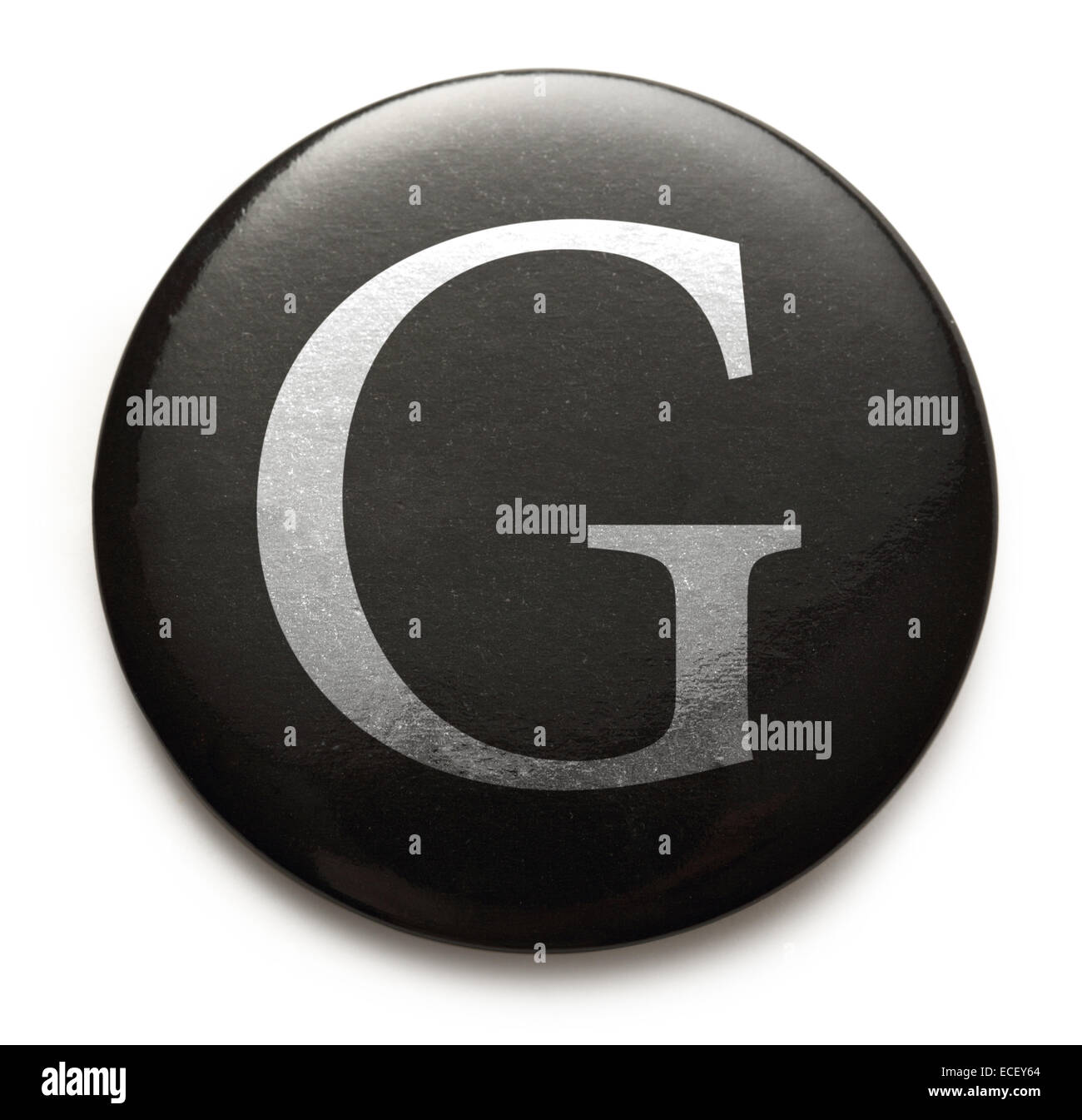 Einzelne Hauptstadt lateinische Buchstaben G Stockfoto