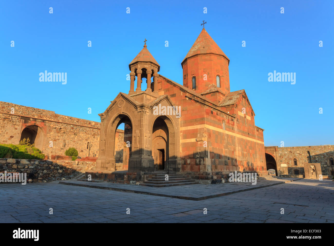 Khor Virap ist Kloster befindet sich in der Ararat-Tal in Armenien Stockfoto