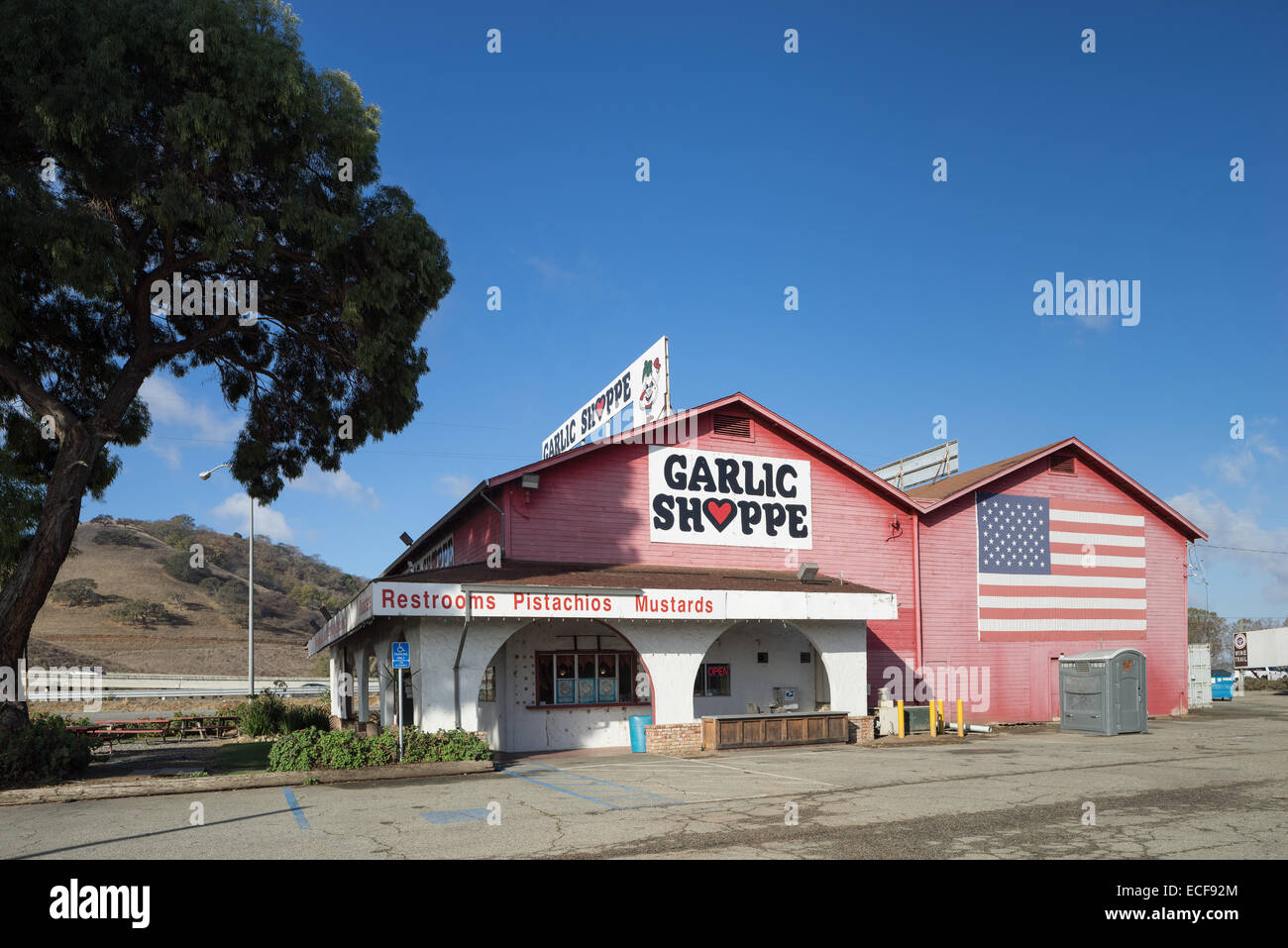 Gilroy Kalifornien Knoblauch Hauptstadt Der Welt Stockfotografie Alamy