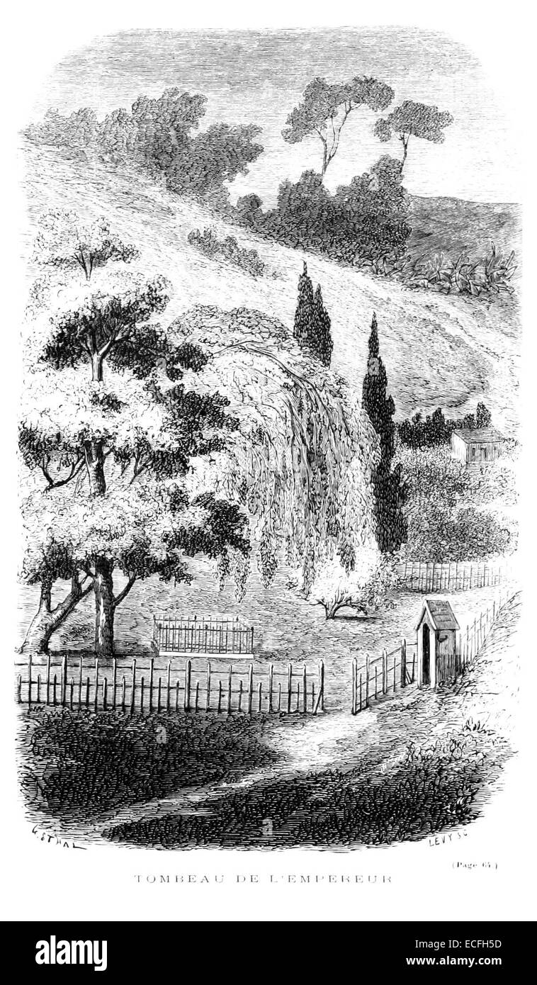 MASSELIN(1862) p012 TOMBEAU DE l ' Empereur Stockfoto