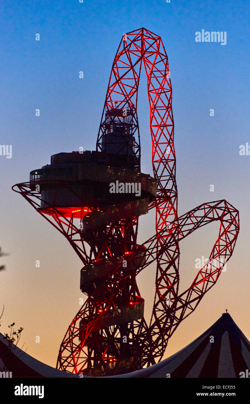 Königin Elizabeth II Olympiapark, in London, Vereinigtes Königreich, ist eine sportliche Anlage gebaut für die Olympischen Sommerspiele 2012 Stockfoto