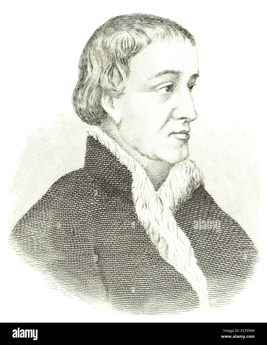 Diese Illustration von Sulte aus dem Jahr 1882 zeigt Paul Chomedey de Maisonneuve, den ersten Gouverneur von Montreal, und hebt seine Rolle bei der Gründung und frühen Regierungsführung der Stadt hervor. Stockfoto