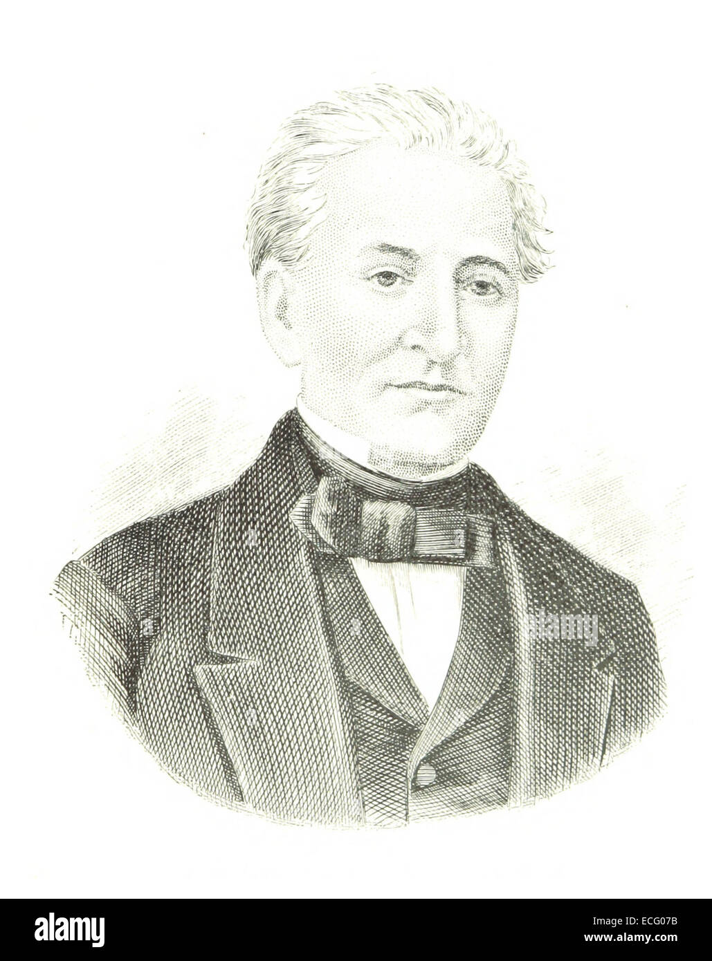 Eine Darstellung von Sulte von Gabriel Franchères aus dem Jahr 1882, einem bemerkenswerten Entdecker des Nordwestens Kanadas, in der er seine Beiträge zur Erforschung der kanadischen Grenze hervorhebt. Stockfoto