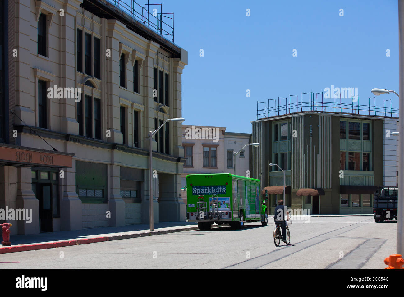 Los Angeles, USA-am 1. Juli 2011:Warner Brothers Studios in Burbank, Los Angeles. Die historischen 110-Hektar großen Grundstück gehören 29 Musikbühnen, Stockfoto