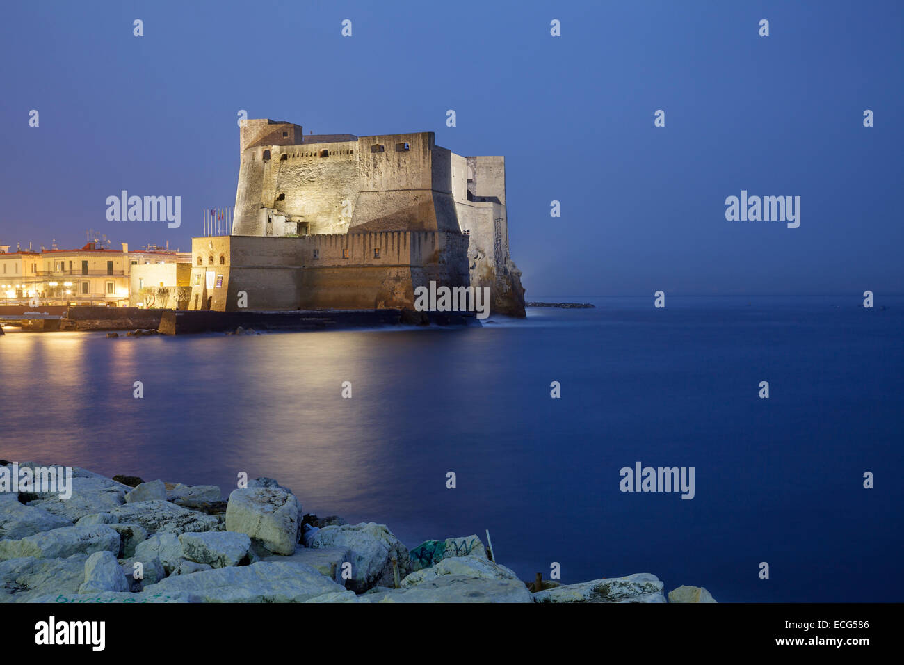 Castel Dell' Ovo, Neapel, Kampanien, Italien Stockfoto