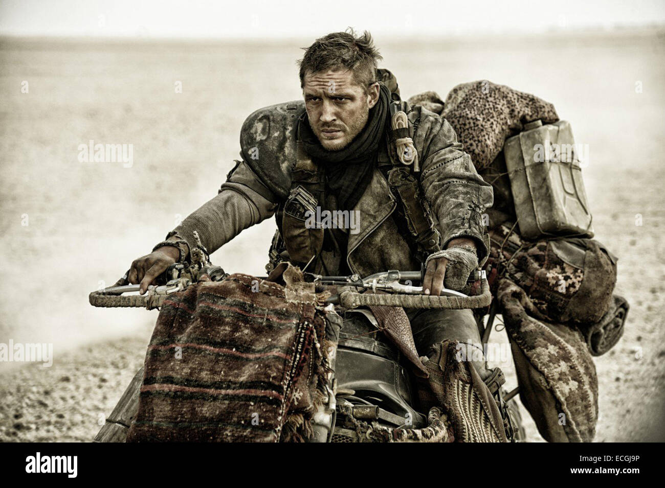 Mad Max: Fury Road ist ein kommenden Post-apokalyptischen Action-Film, Regie, produziert und Co-geschrieben von George Miller und der vierte Film der Millers Mad Max-Reihe. Der erste Film des Franchise in 30 Jahren bietet Fury Road Schauspieler Tom Hardy als Mad Max. Der Film wird voraussichtlich am 15. Mai 2015 veröffentlicht werden. Stockfoto