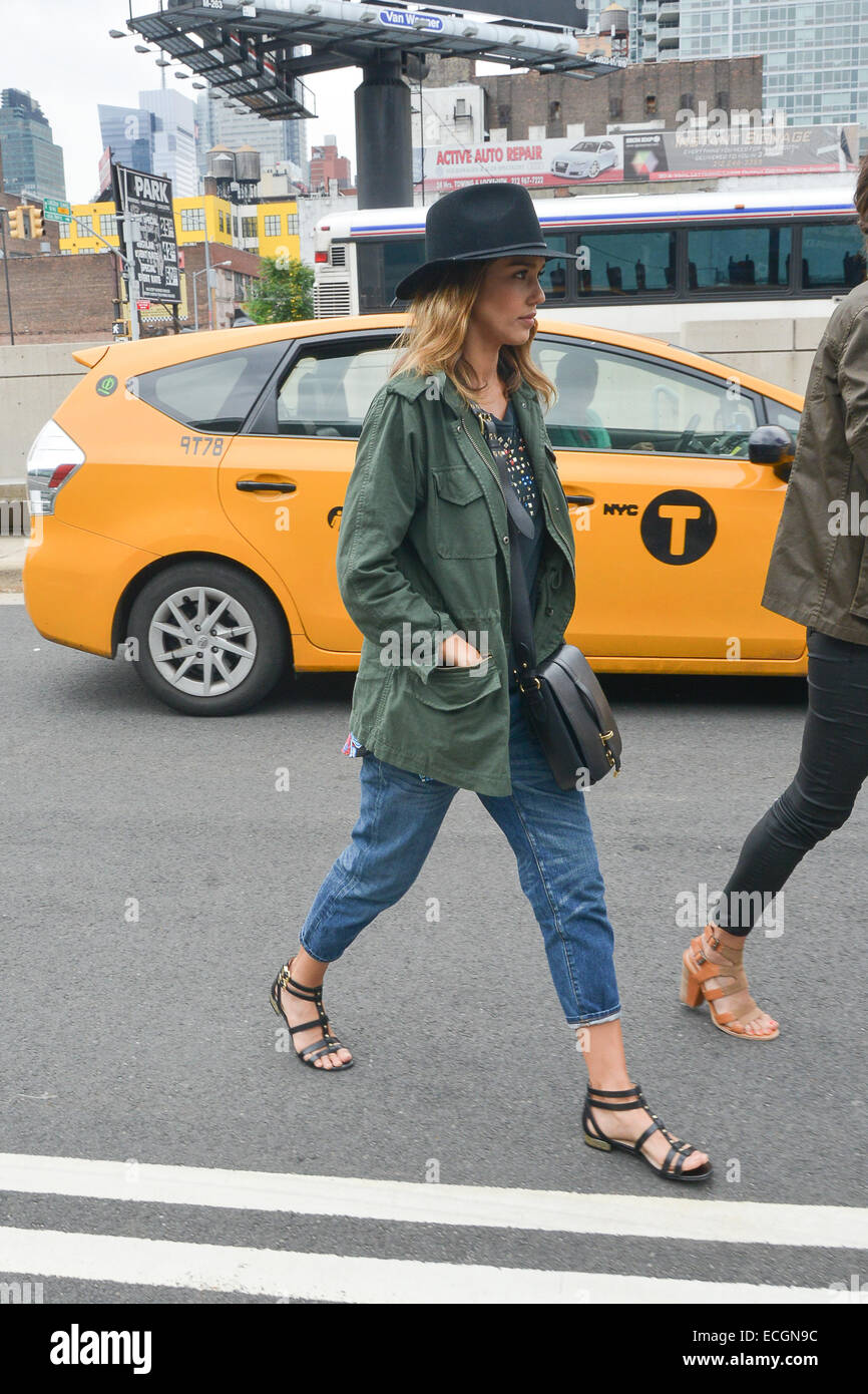 Jessica Alba im Javitz Center in New York mit: Jessica Alba wo: Manhattan, New York, Vereinigte Staaten, wann: 11. Juni 2014 Stockfoto