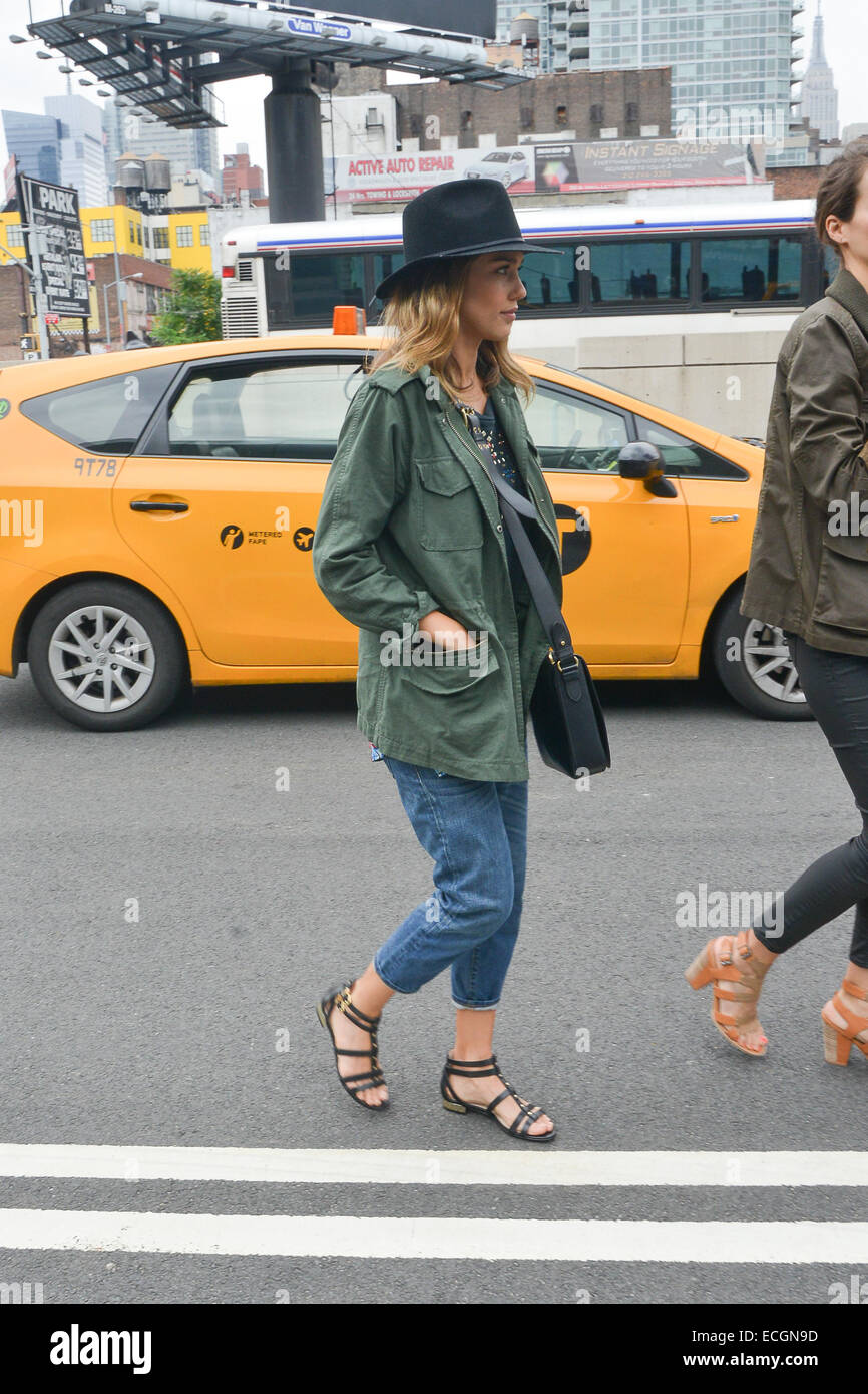 Jessica Alba im Javitz Center in New York mit: Jessica Alba wo: Manhattan, New York, Vereinigte Staaten, wann: 11. Juni 2014 Stockfoto