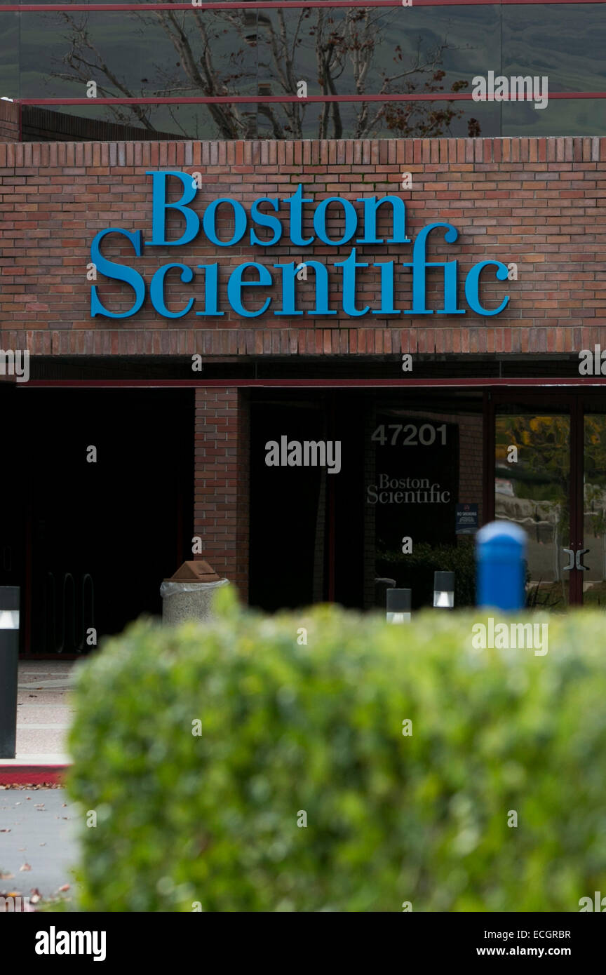 Ein Bürokomplex von Boston Scientific besetzt. Stockfoto