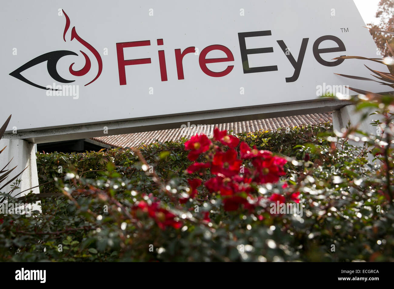 Das Hauptquartier der Computer-Sicherheit-Software-Hersteller FireEye. Stockfoto