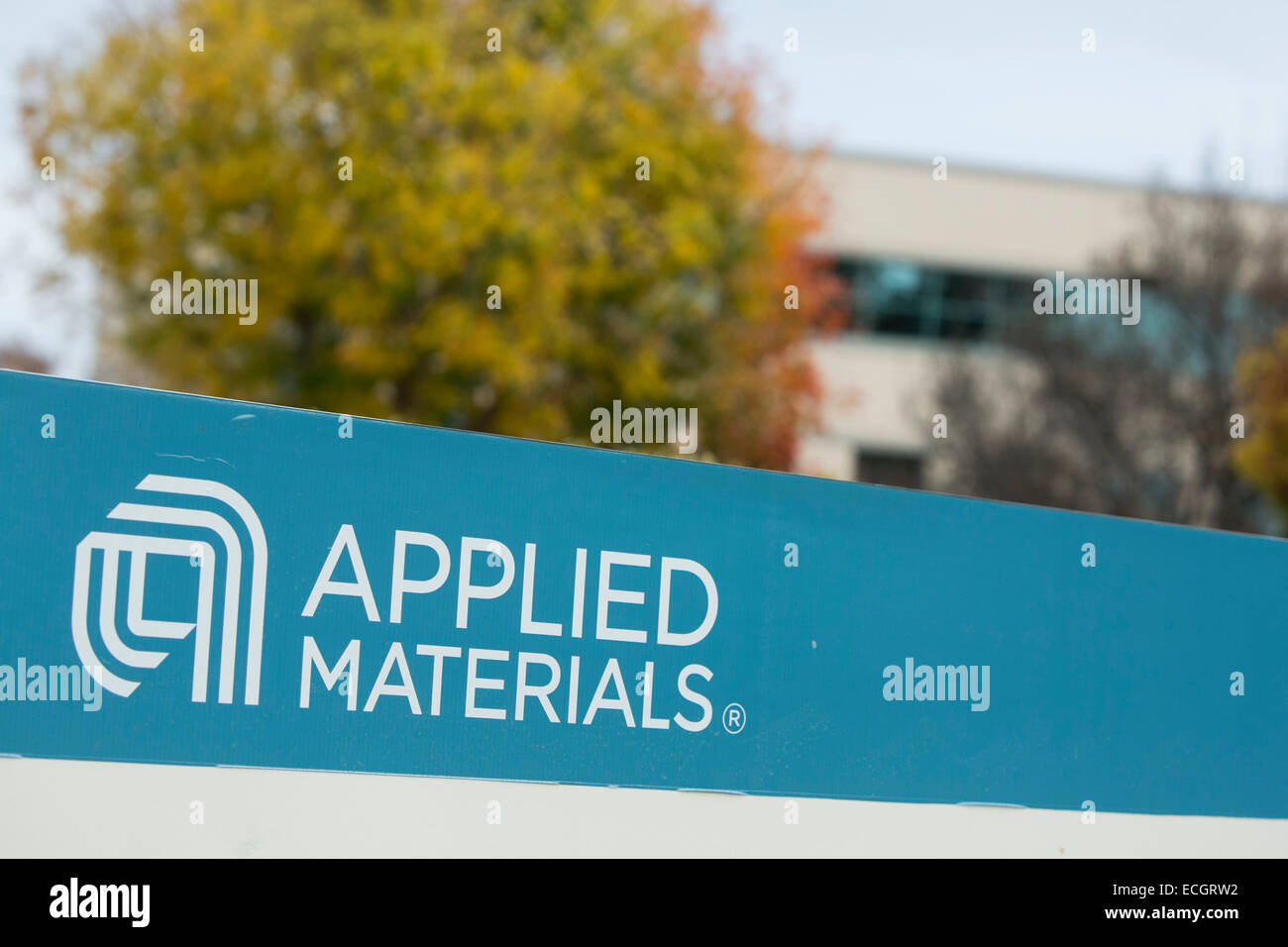 Das Hauptquartier der Halbleiter Hersteller Applied Materials. Stockfoto