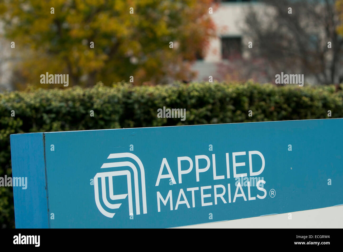 Das Hauptquartier der Halbleiter Hersteller Applied Materials. Stockfoto