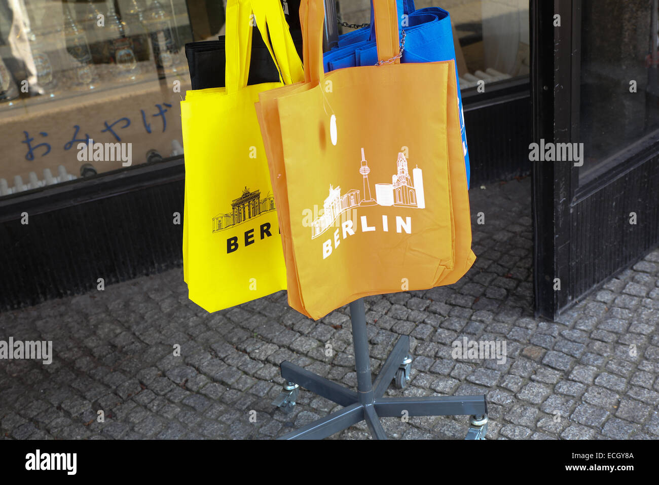 wiederverwendbare Tasche Berlin Deutschland Stockfoto