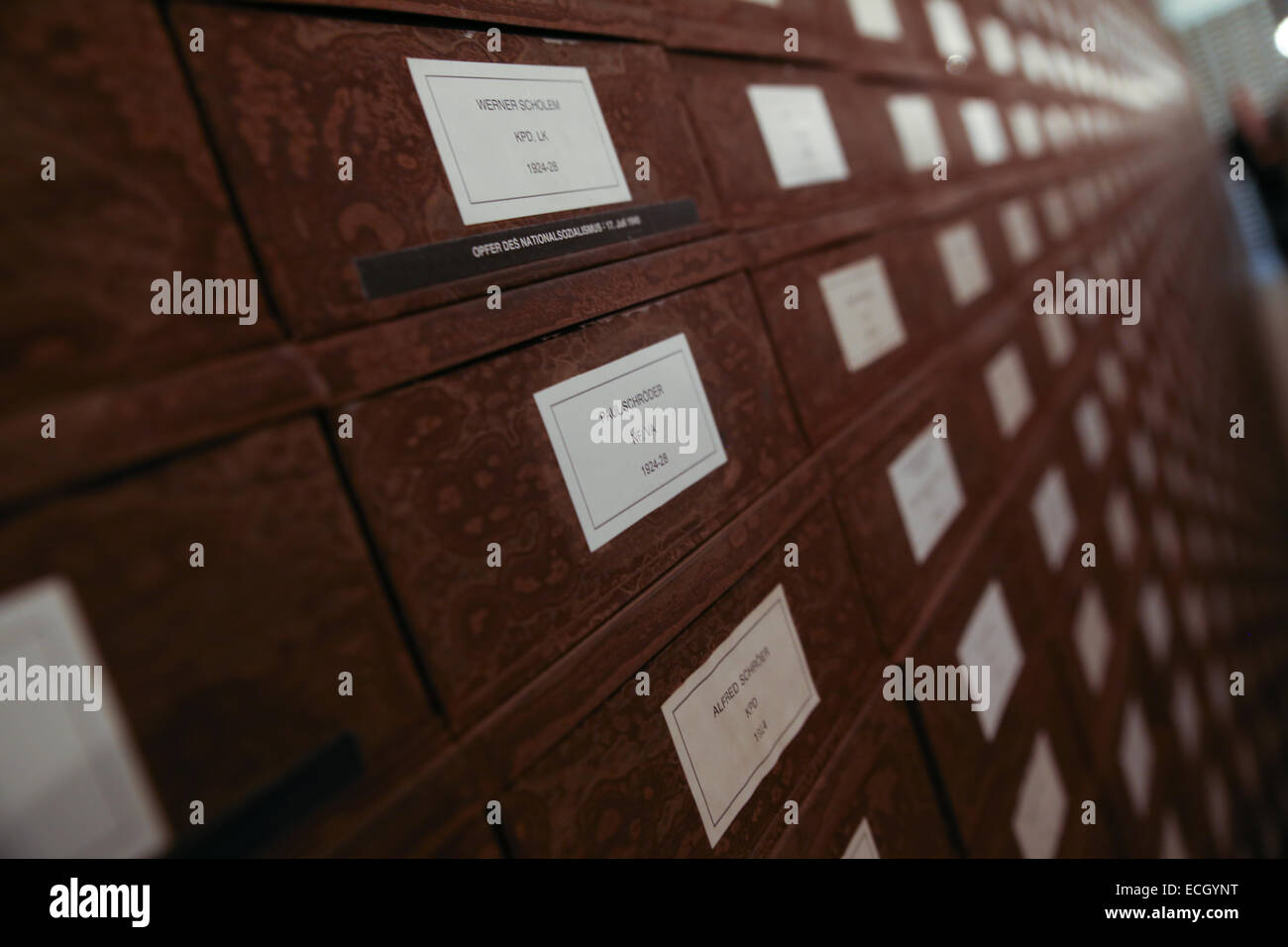 gewählter Politiker Box Reichstagsgebäude Berlin vertreten Stockfoto