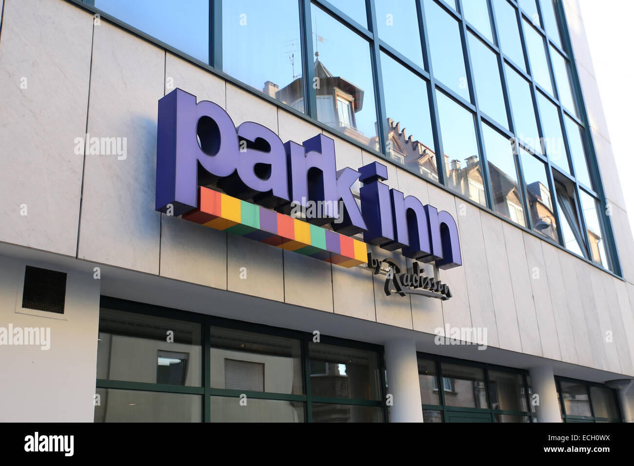 Nürnberg, park Inn Radisson Hotel Deutschland Stockfoto