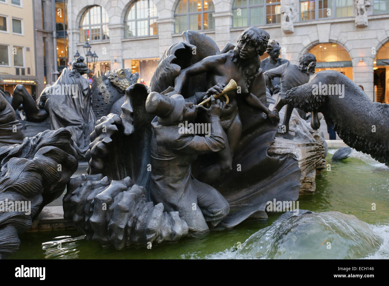 Europa-Ehe-Brunnen-Nürnberg Stockfoto