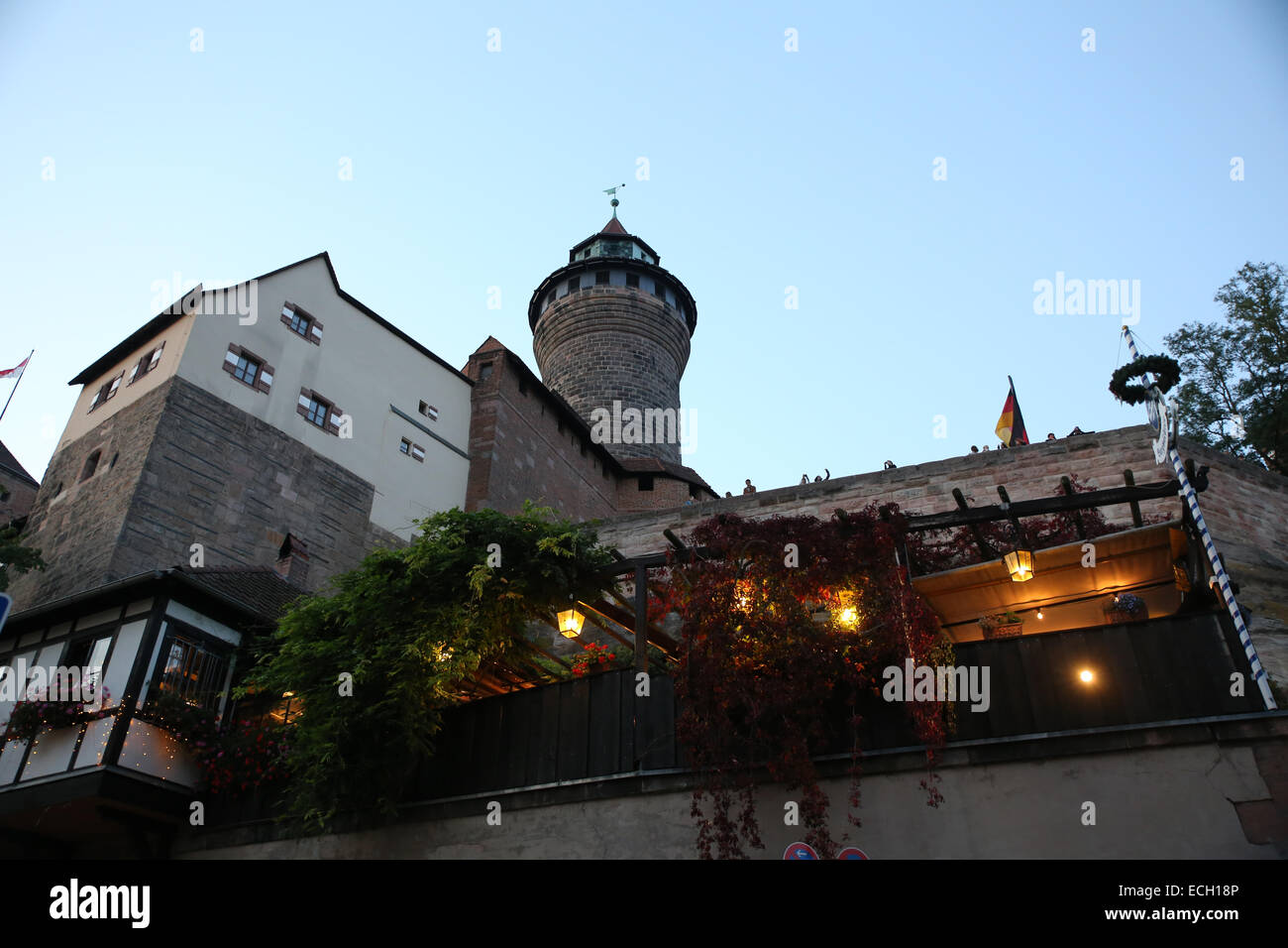Burg Nürnberg Stockfoto