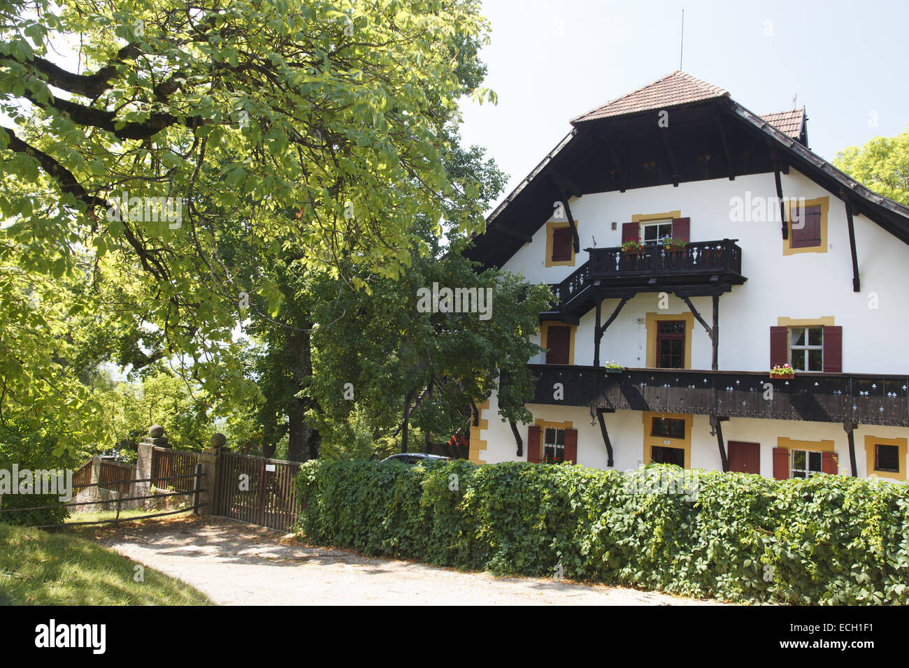 Haus in Ritten Stockfoto