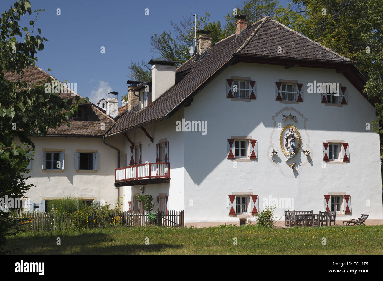 Haus in Ritten Stockfoto