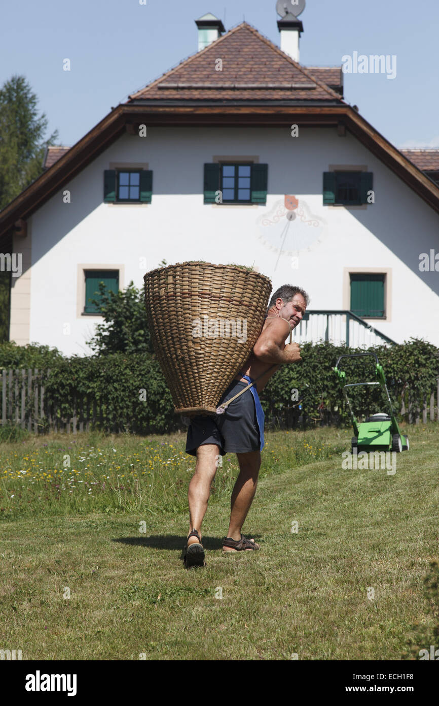 Haus in Ritten Stockfoto