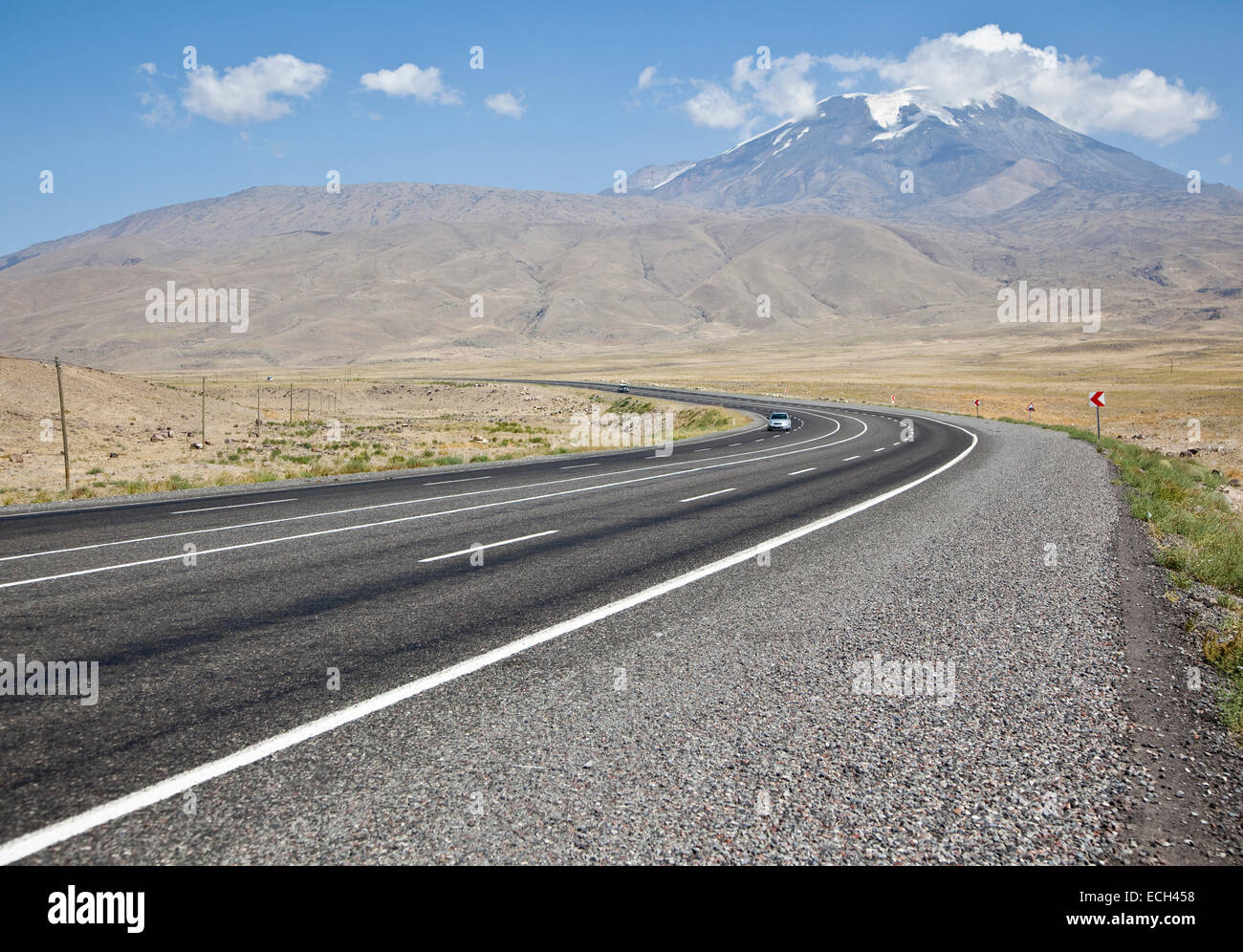 Weg zum Berg Ararat, Agri Dagi, Ost-Anatolien Region, Türkei Stockfoto