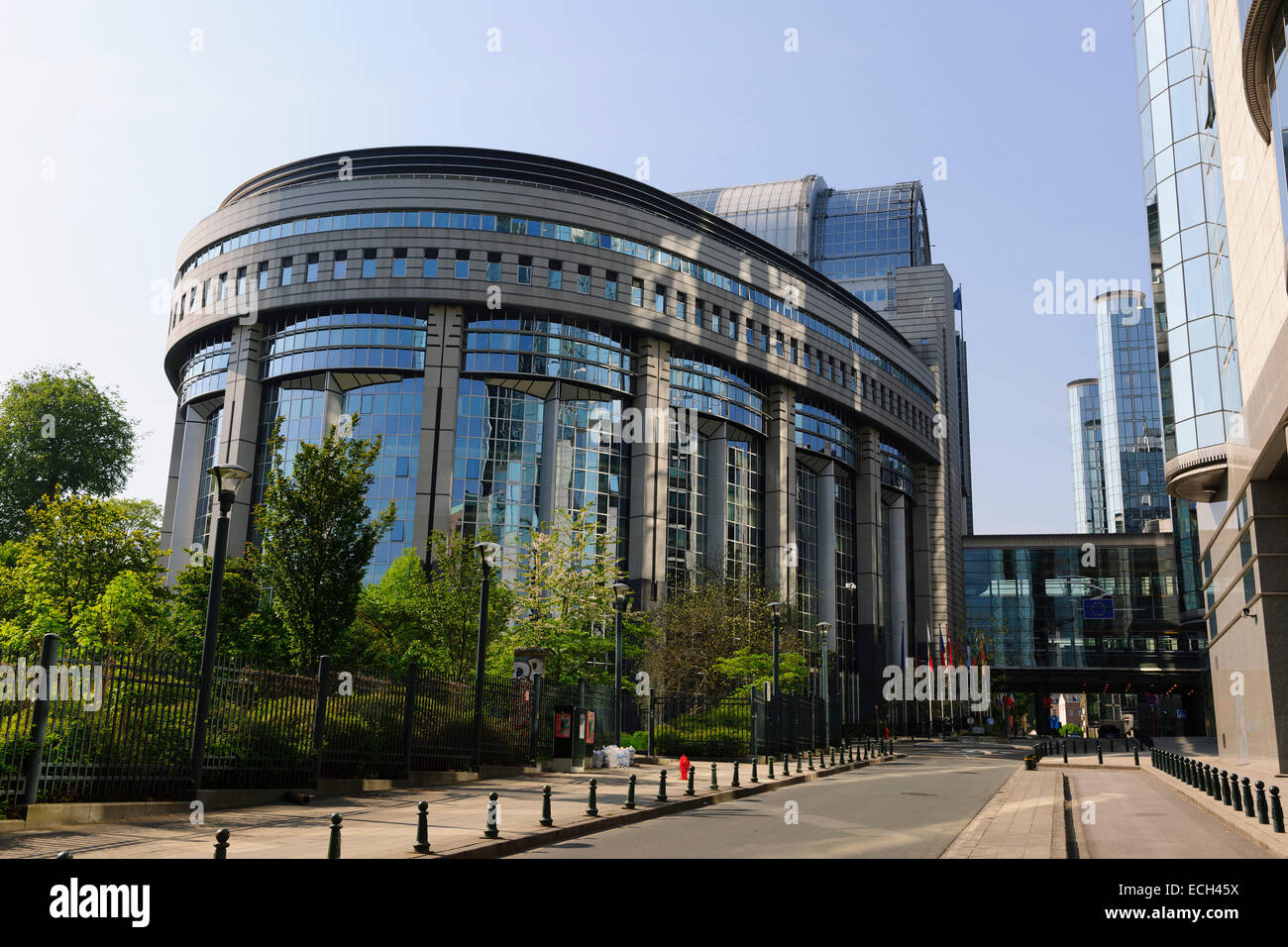 Europäischen Parlament in Brüssel, Brüssel Region Stockfoto