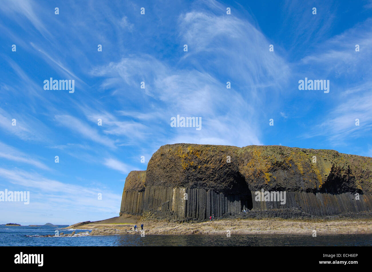 Insel der Inneren Hebriden, Argyll und Bute, Staffa Naturschutzgebiet, Mull, Schottland, Vereinigtes Königreich, Europa Stockfoto