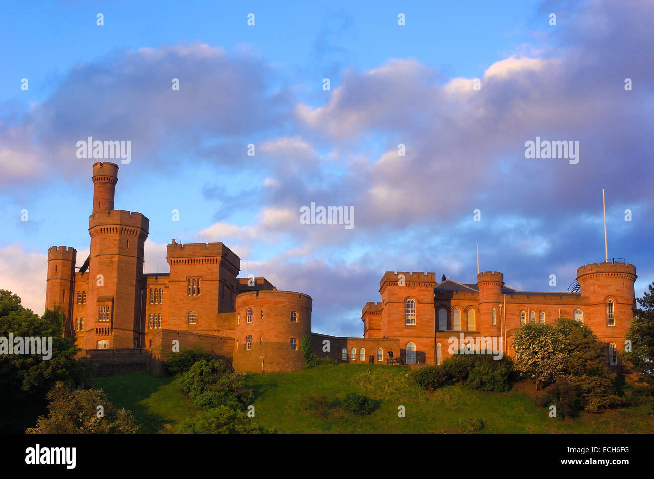 Inverness Castle, Inverness, Highland Region, Schottland, Vereinigtes Königreich, Europa Stockfoto