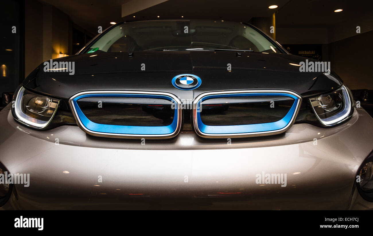 Showroom. BMW i3 Stockfoto