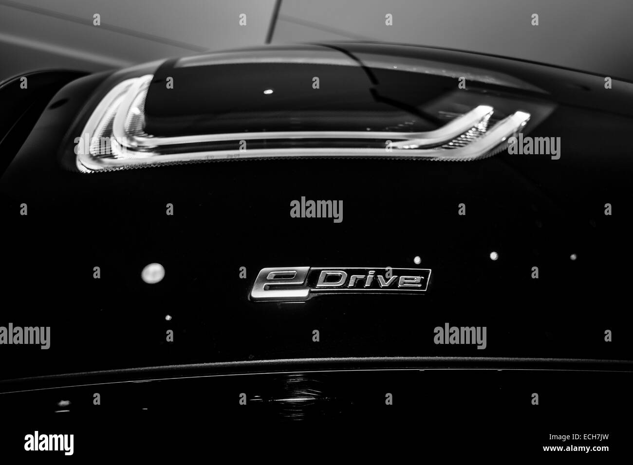 Showroom. BMW i3 Stockfoto