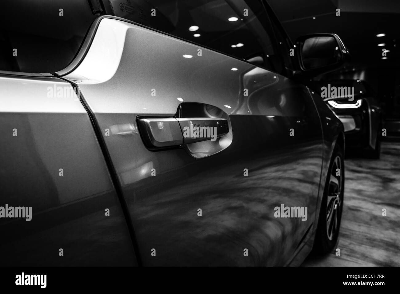 Showroom. BMW i3 Stockfoto