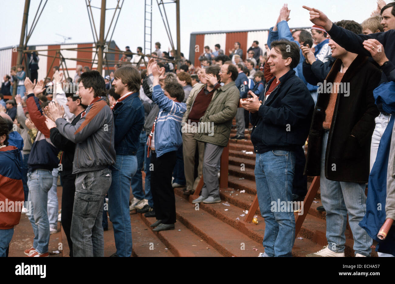 Fußball-Fans Stockfoto