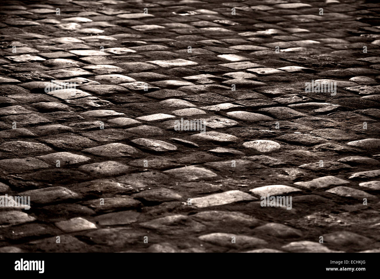 steinerne sett Stockfoto