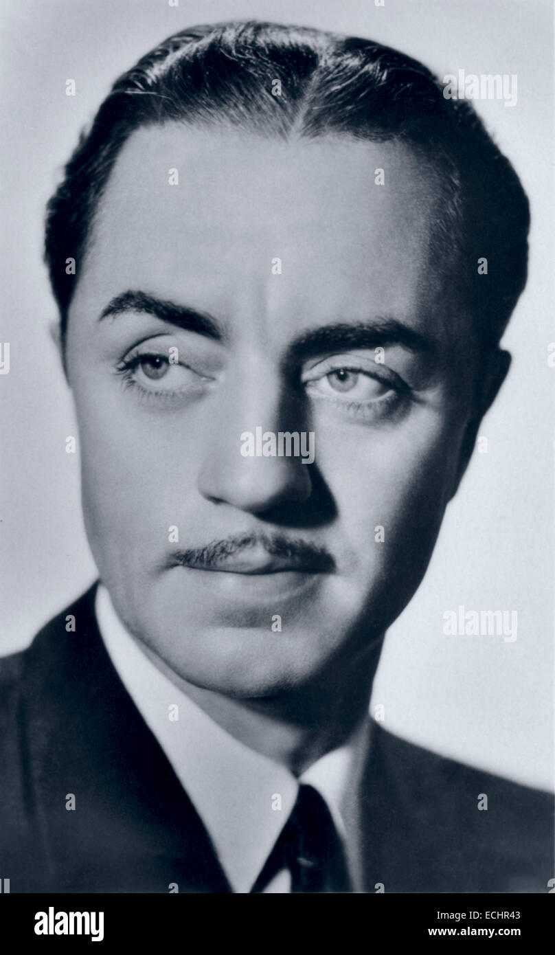 William Powell von einer 1930er Jahre Ross Verlag Karte Stockfoto