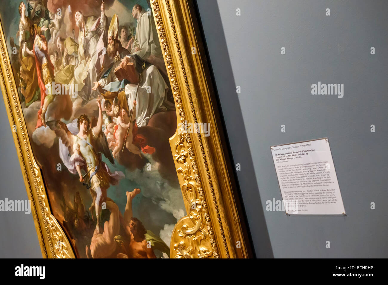 Saint St. Louis Missouri, Forest Park, Saint Louis Art Museum, Galerien, Ausstellungssammlung, Kunstwerke, europäische Kunstwerke, Malerei, Giaq Stockfoto