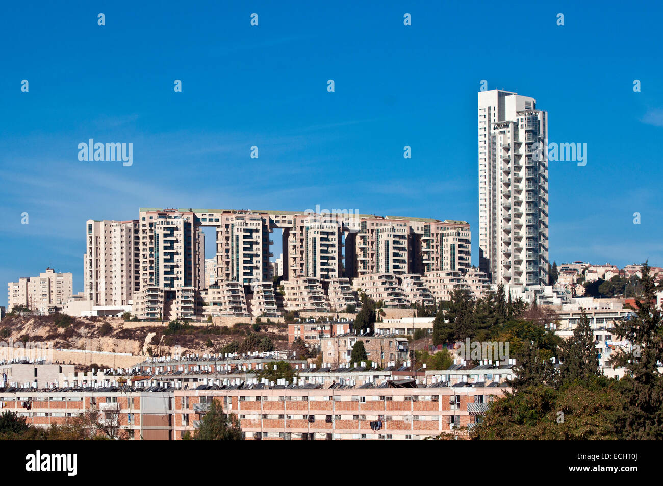 Das Land Kanaan Bauvorhaben, Jerusalem, Israel Stockfoto