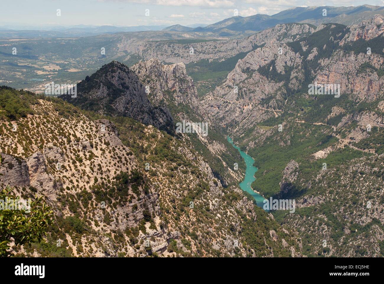 Frankreich, Alpes de Haute Provence und Var, die Gorges du Verdon Stockfoto