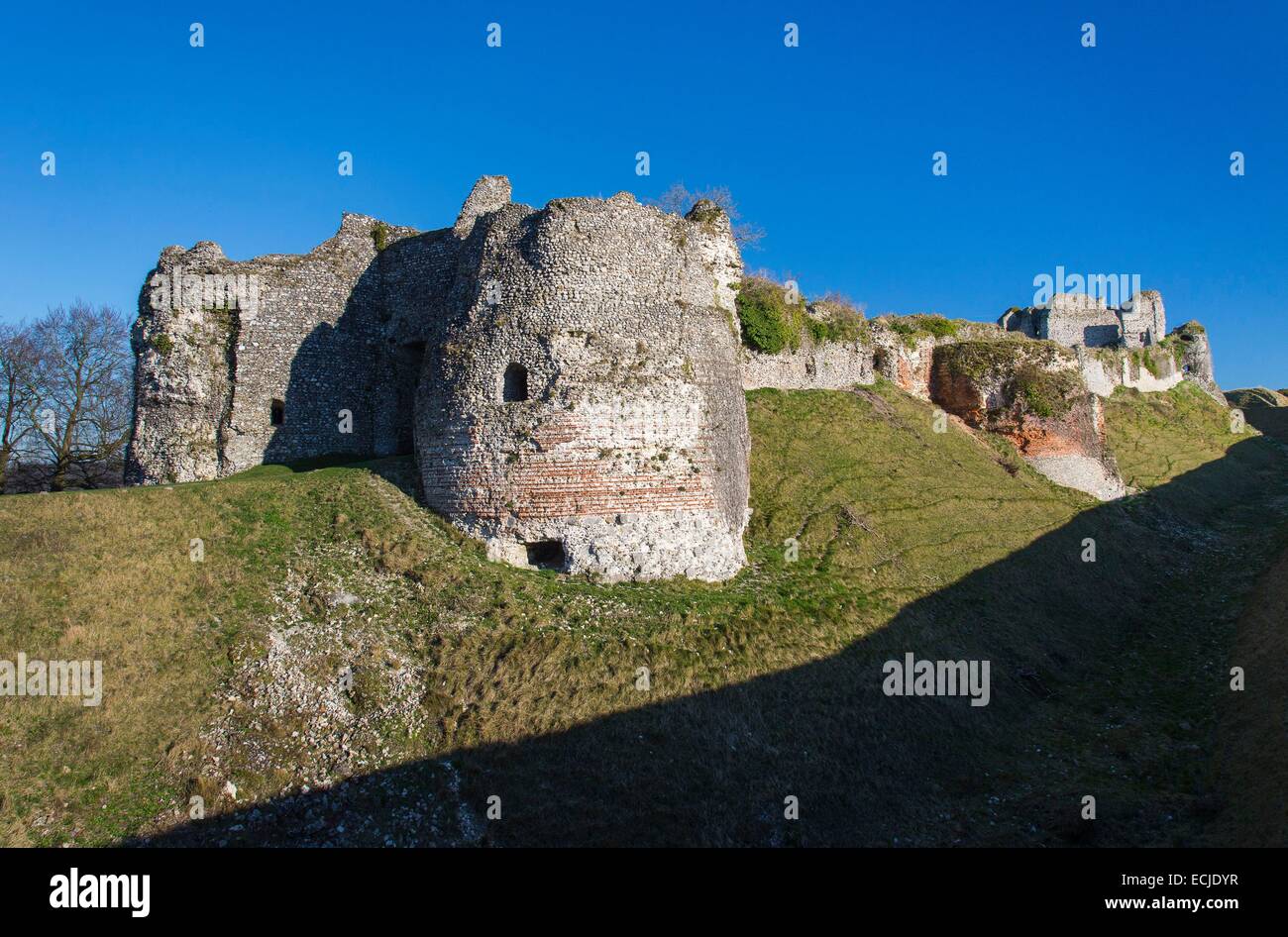 Frankreich, Seine Maritime, Arques la Bataille, Burg, Festung aus dem 12. Jahrhundert Stockfoto