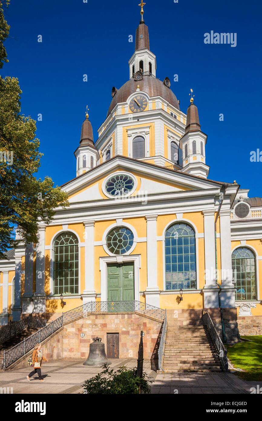 Schweden, Stockholm, Sodermalm Bezirk evangelische Kirche Catherine (Katarina Kyrka) Reconsrtuire nach den ursprünglichen Plänen des 17. Jahrhunderts in den 1990er Jahren nach einem Brand Stockfoto