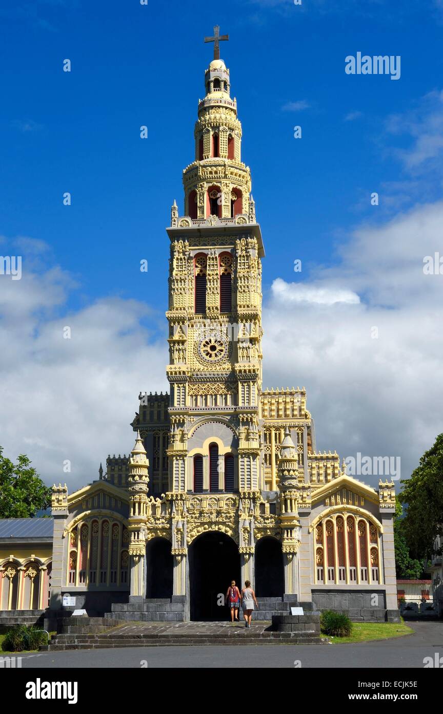 Frankreich, La Réunion (französische Übersee-Departement), St. Anna, Sankt-Anna-Kirche Stockfoto