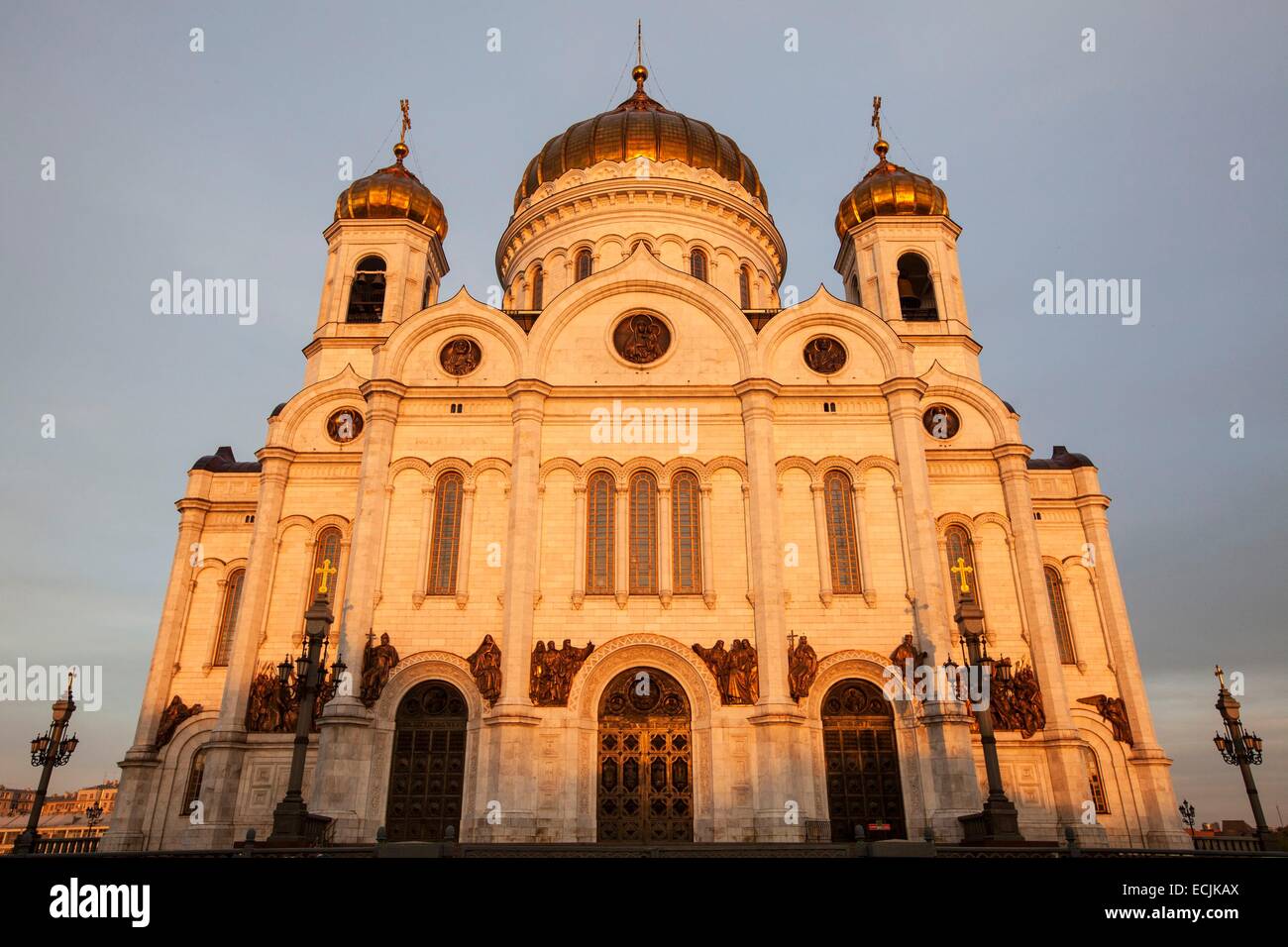 Moskau, Russland, die Kathedrale Christus den Erlöser Stockfoto