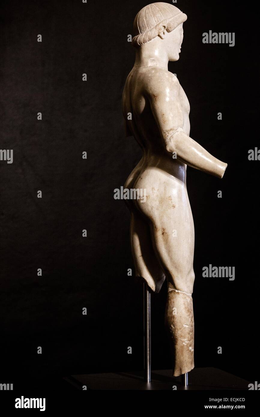 Italien, Sizilien, Agrigento, Weltkulturerbe von UNESCO, archäologischen Museum von Agrigent, Epheben, 480 B, C, Stockfoto
