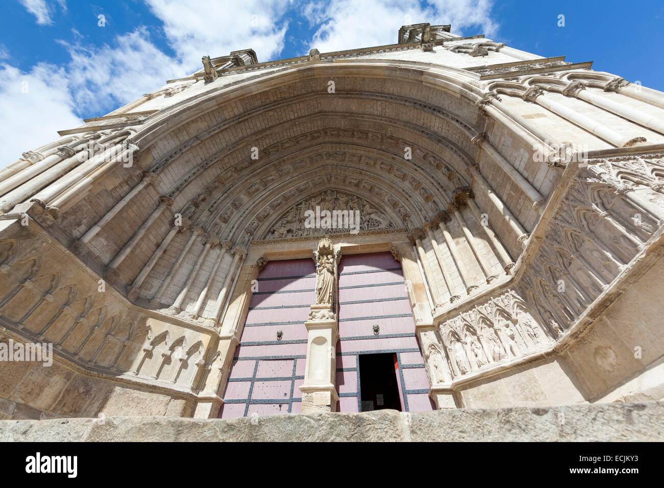 Pas-De-Calais, Frankreich Saint Omer, Kathedrale Notre-Dame Stockfoto