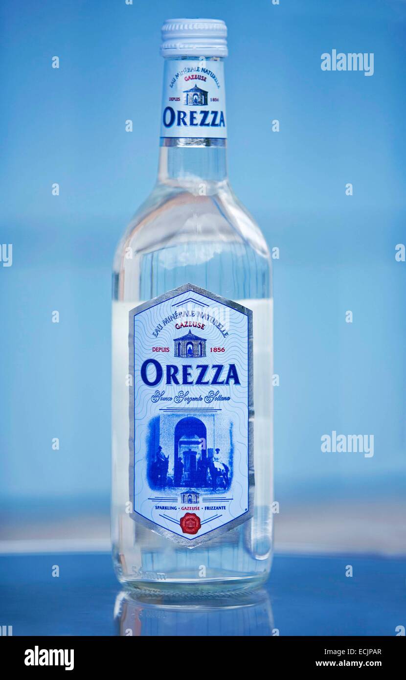 Frankreich, Haute Corse, Castagnicia, Rapaggio, Mineralquelle Orezza Stockfoto