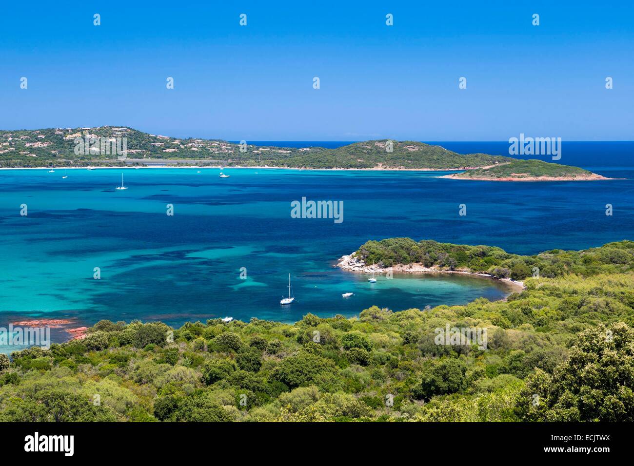 Frankreich, Corse du Sud, Lecci, Saint Cyprien Bucht Stockfoto