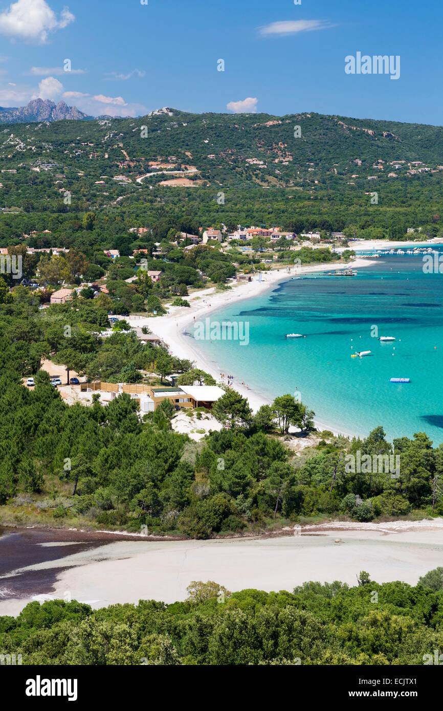 Frankreich, Corse du Sud, Lecci, Saint Cyprien Bucht Stockfoto