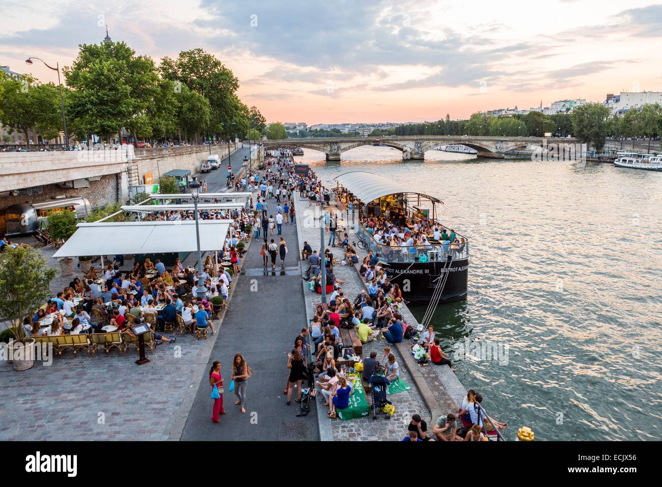 Frankreich, Paris, Bereich Weltkulturerbe der UNESCO, die neue Berges des Quai d ' Orsay Stockfoto