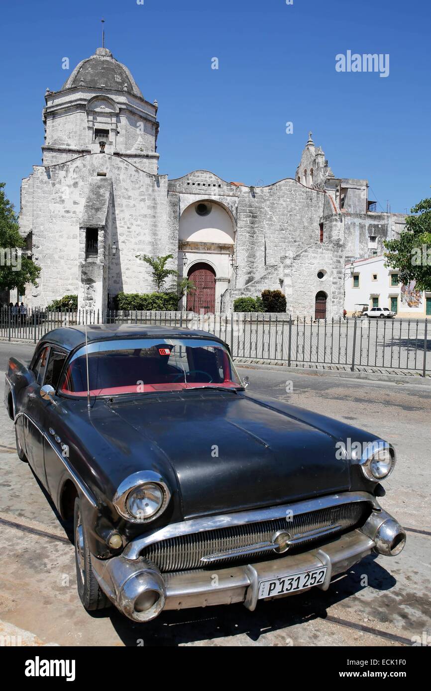 Kuba, Havanna, alte amerikanische Oldtimer Stockfoto