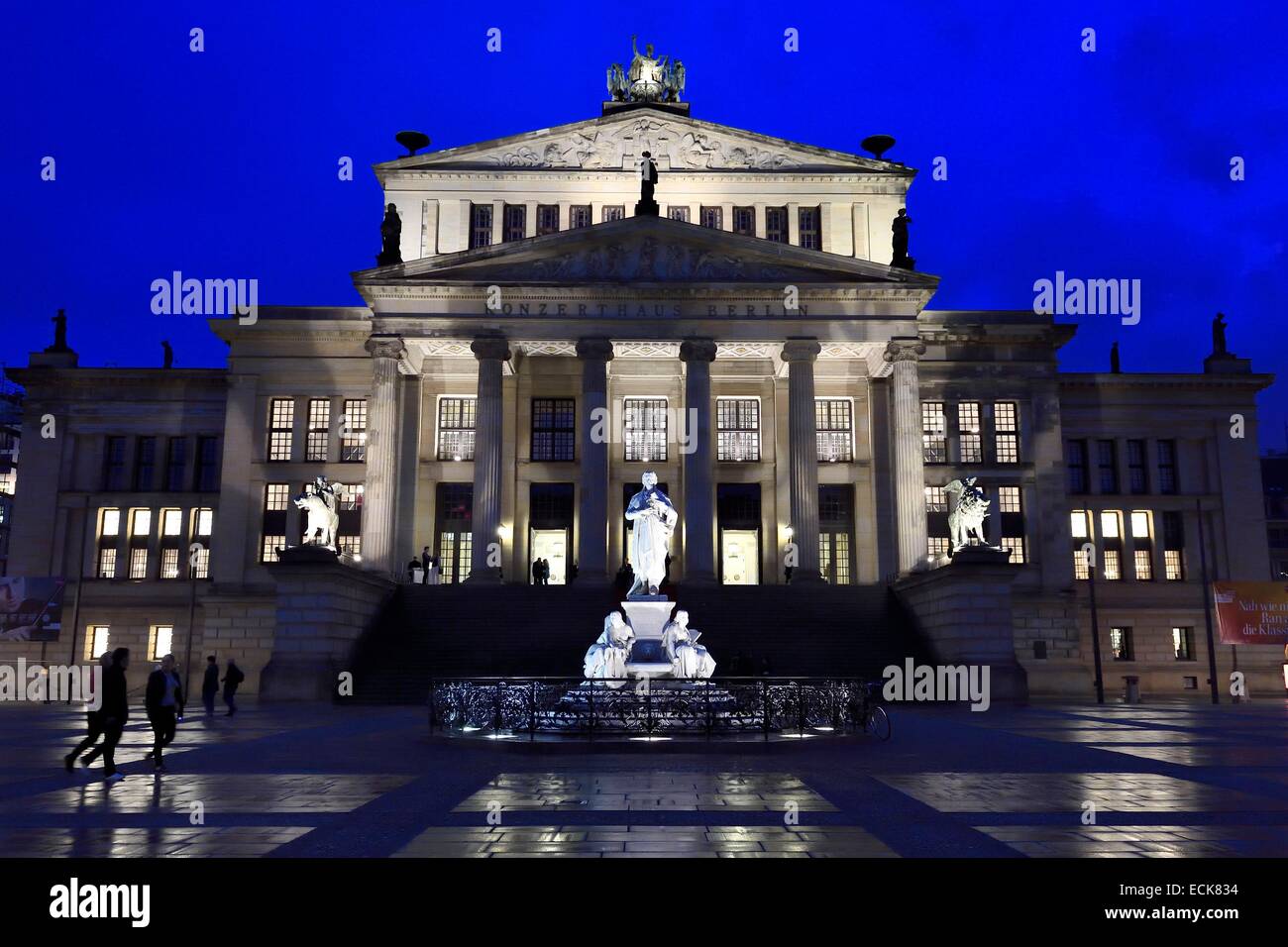 Deutschland, Berlin, Bezirk Mitte, Gendarmenmarkt, das Theater Schauspielhaus (Konzerthaus) Stockfoto